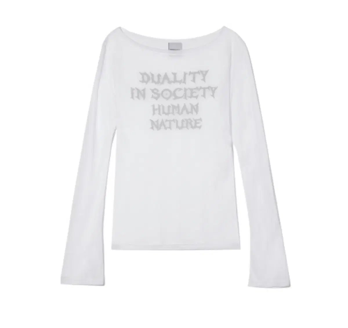 가터갤러리 HUMAN NATURE SHEER MESH TOP